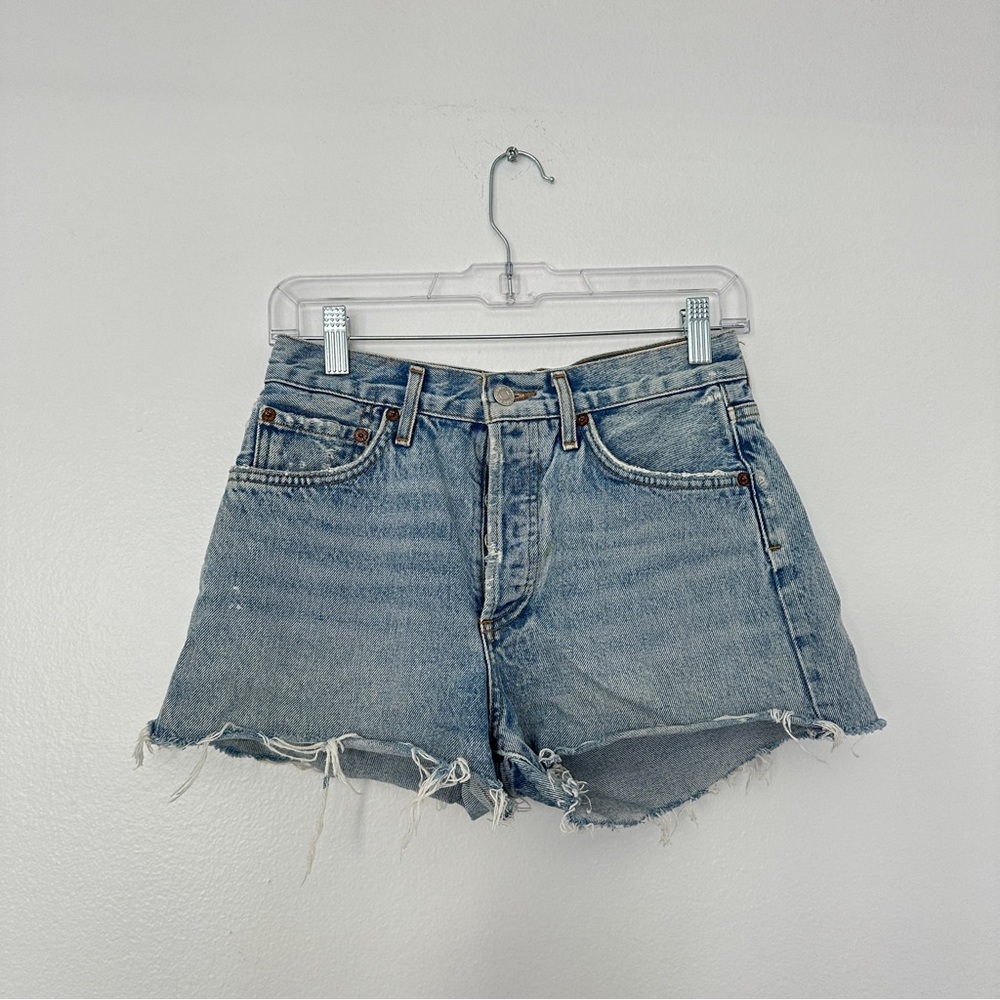 AGolde Denim Cut Off Shorts
